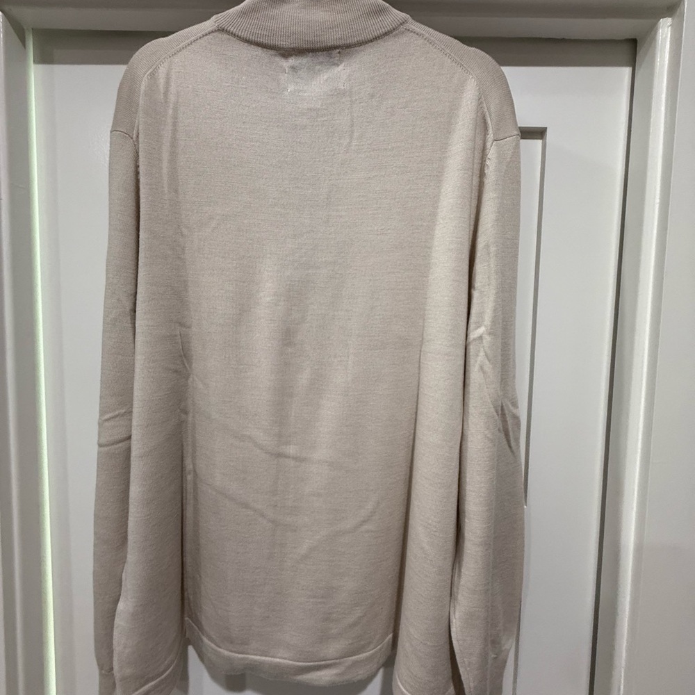 Joseph Abboud Classic Fit Extra Fine Merino Wool Quarter Zip Sweater.  Size 3X - Picture 6 of 8